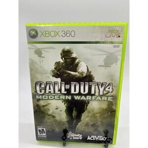 Call of Duty 4 Modern Warfare (Xbox 360, 2007) CIB Complete w/Manual Tested